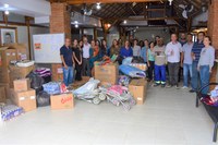 Câmara envia a primeira leva de doações para as vítimas das chuvas do ES