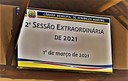 Confira o resumo e os resultados das votações da 2ª sessão extraordinária do ano 