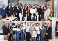 EEEFM Teófilo Paulino recebe homenagens da Câmara Municipal em celebração aos 50 anos e destaque na OBMEP/2024