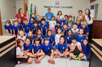 Estudantes da EMEF Mariano Ferreira de Nazareth visitam a Câmara