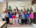 Estudantes da EMUEF Santa Luzia, localizada em Aracê, visitam o Legislativo Martinense