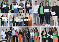 Estudantes medalhistas na Olimpíada de Matemática do ano passado recebem a Menção Honrosa do Legislativo Martinense