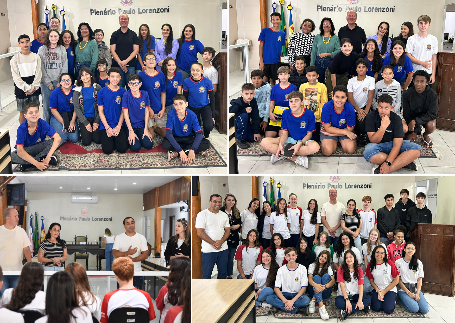 Formação cidadã: semana na Câmara foi marcada por visitas de duas escolas de Campinho