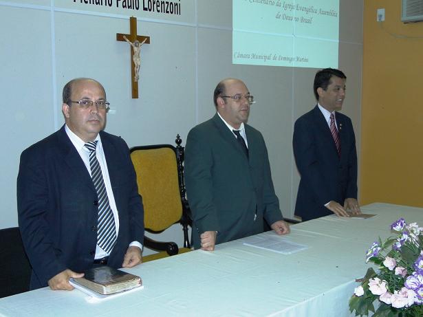 Câmara Municipal realiza Sessão Solene em comemoração ao centenário da Igreja Assembléia de Deus