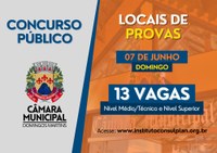 Organizadora do Concurso da Câmara divulga locais de provas