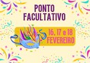 Repartições públicas municipais estarão fechadas durante o carnaval
