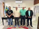 Vereador Nilton Marronzinho, de Afonso Cláudio, e assessor da PMAC visitam o Legislativo Martinense