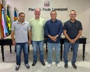 Vereadores de Anchieta visitam o Legislativo Martinense