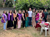 Vereadores prestigiam Chá da Tarde em alusão ao Agosto Lilás