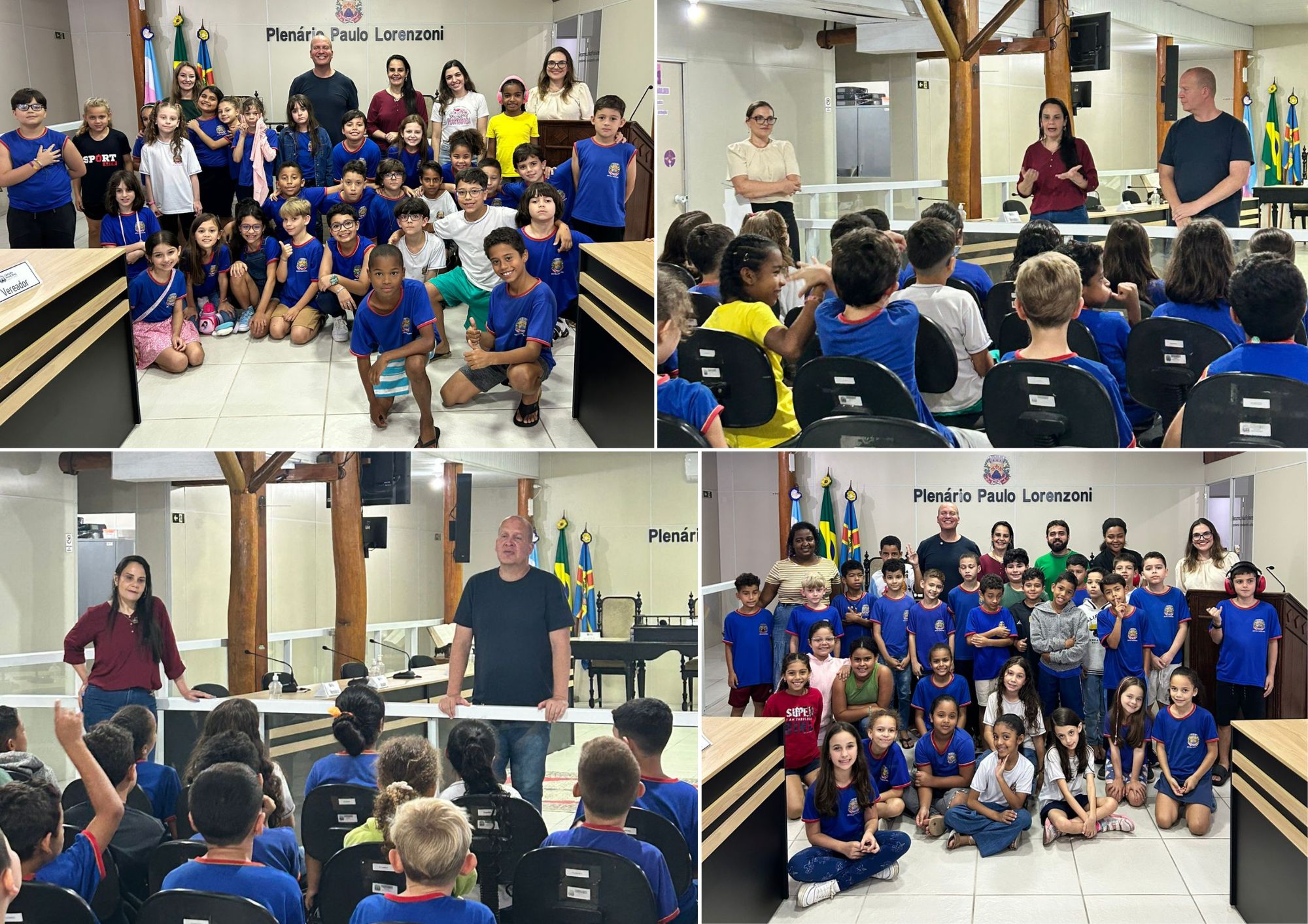 Estudantes da EMEFM Mariano Ferreira de Nazareth conhecem o legislativo Municipal