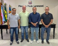 Vereadores de Anchieta visitam o Legislativo Martinense